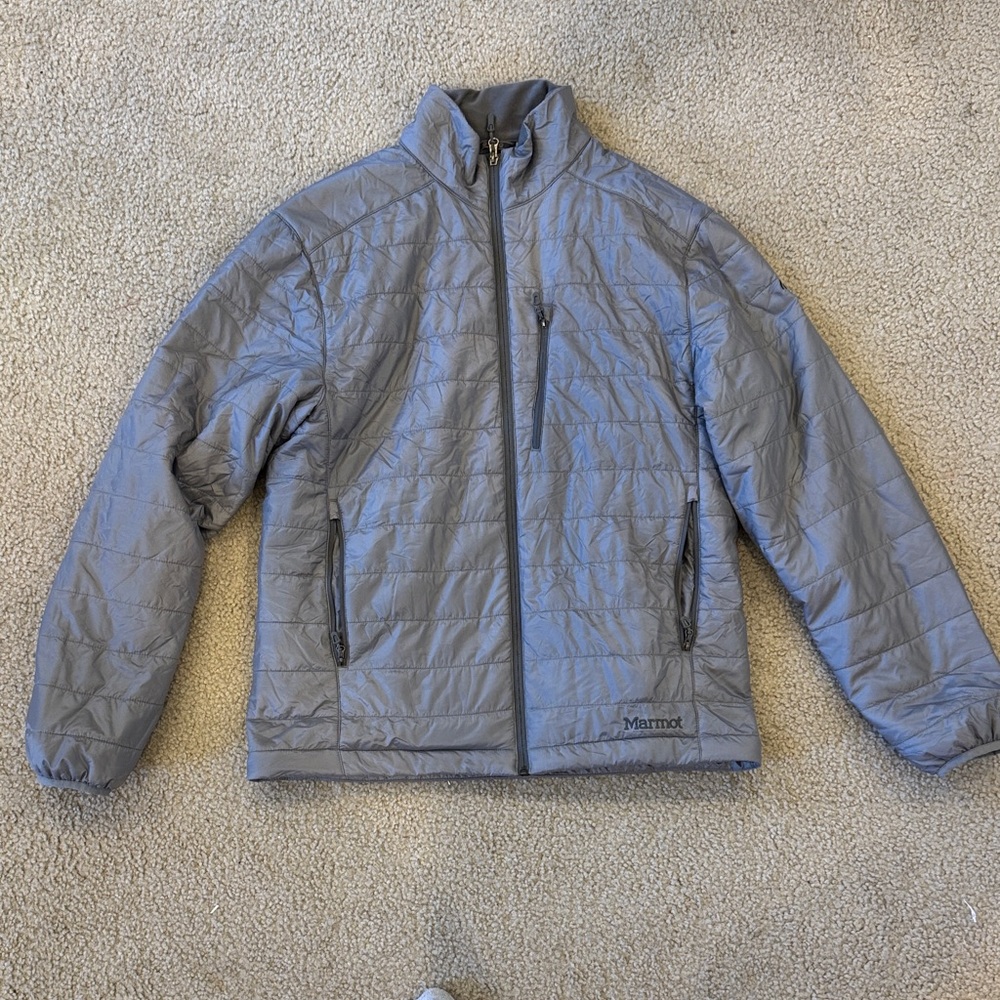 Marmot Men's Light Gray Puffer Jacket